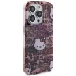 Hello Kitty IML Tags Graffiti case for iPhone 13 Pro Max tok, rózsaszín