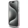 Hello Kitty IML Gradient Electrop Kitty Head case for iPhone 14 Pro tok, rózsaszín