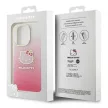 Hello Kitty IML Gradient Electrop Kitty Head case for iPhone 14 Pro tok, rózsaszín