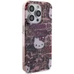 Hello Kitty IML Graffiti HKHCP15LHDGPTP iPhone 15 Pro 6.1" hátlap, tok, rózsaszín