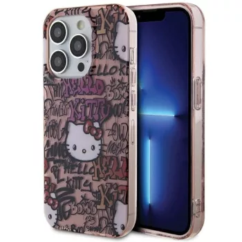   Hello Kitty IML Graffiti HKHCP15XHDGPTP iPhone 15 Pro Max 6.7" hátlap, tok, rózsaszín