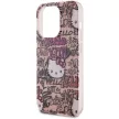 Hello Kitty IML Graffiti HKHCP15XHDGPTP iPhone 15 Pro Max 6.7" hátlap, tok, rózsaszín