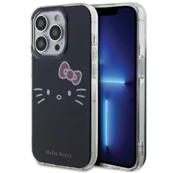   Hello Kitty IML Kitty Face HKHCP15XHKHLK iPhone 15 Pro Max 6.7", hátlap, tok, fekete