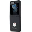 Hello Kitty Metal Logo Kitty Head case Samsung Galaxy Z Flip 5 tok, fekete