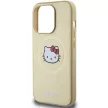 Hello Kitty Leather Kitty Head MagSafe HKHMP15XPGHCKD iPhone 15 Pro Max 6.7"hátlap, tok, arany