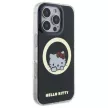 Hello Kitty iPhone 16 Pro Magsafe IML Sweet Kitty (HKHMP16LHSWKK) MagSafe hátlap, tok, fekete