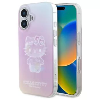  Hello Kitty iPhone 16 Magsafe IML 50TH Anniversary (HKHMP16SH50AP) MagSafe hátlap, tok, rózsaszín