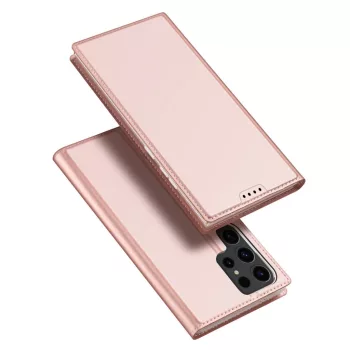   Dux Ducis Skin Pro oldalra nyíló tok Samsung Galaxy S24 Ultra, rózsaszín