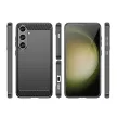 Carbon Case Samsung Galaxy S24 Plus hátlap, tok, fekete