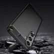 Carbon Case Samsung Galaxy S24 Plus hátlap, tok, fekete