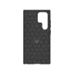 Carbon Case Samsung Galaxy S24 Ultra hátlap, tok, fekete
