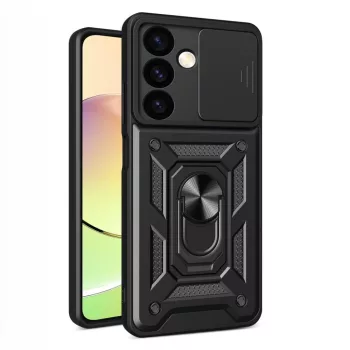   Hybrid Armor Tough Rugged Samsung Galaxy S24 Plus ütésálló hátlap, tok, fekete