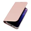 DUX DUCIS oldalra nyíló tok SKIN PRO iPhone 16 Pro Max, rózsaszín