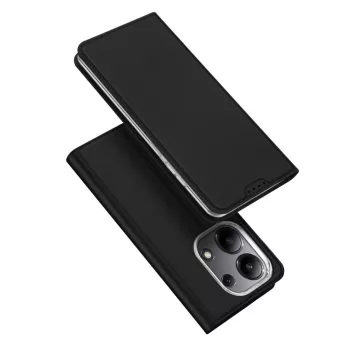   Dux Ducis Skin Pro oldalra nyíló tok fedéllel és kártyafoglalattal Xiaomi Redmi Note 13 4G, fekete