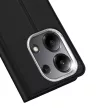 Dux Ducis Skin Pro oldalra nyíló tok fedéllel és kártyafoglalattal Xiaomi Redmi Note 13 4G, fekete