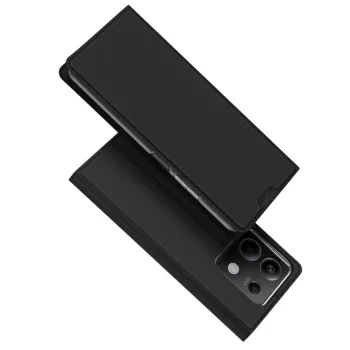   Dux Ducis Skin Pro oldalra nyíló tok fedéllel és kártyafoglalattal Xiaomi Redmi Note 13 5G, fekete