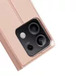Dux Ducis Skin Pro oldalra nyíló tok Xiaomi Redmi Note 13 5G, rózsaszín