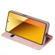 Dux Ducis Skin Pro oldalra nyíló tok Xiaomi Redmi Note 13 5G, rózsaszín