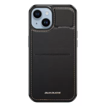  Dux Ducis Rafi Mag 3in1 iPhone 14 Plus MagSafe RFID Blocker hátlap, tok, fekete