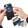 Dux Ducis Rafi Mag 3in1 iPhone 14 Plus MagSafe RFID Blocker hátlap, tok, fekete