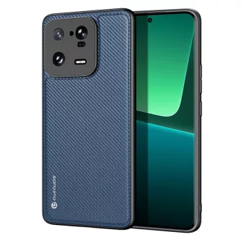   Dux Ducis Fino tok Xiaomi 13 Pro tok, szilikon kerettel, kék