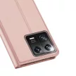 Dux Ducis Skin Pro Case Xiaomi 13 Flip Card Wallet Stand oldalra nyíló tok, rózsaszín
