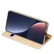 Dux Ducis Skin Pro Case Xiaomi 13 Flip Card Wallet Stand oldalra nyíló tok, arany stand