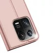 Dux Ducis Skin Pro Case Xiaomi 13 Pro Flip Card Wallet Stand oldalra nyíló tok, rózsaszín