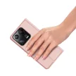 Dux Ducis Skin Pro Case Xiaomi 13 Pro Flip Card Wallet Stand oldalra nyíló tok, rózsaszín
