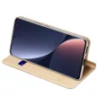 Dux Ducis Skin Pro Case Xiaomi 13 Pro Flip Card Wallet Stand oldalra nyíló tok, arany