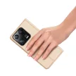 Dux Ducis Skin Pro Case Xiaomi 13 Pro Flip Card Wallet Stand oldalra nyíló tok, arany