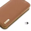 Dux Ducis Hivo bőr Flip Cover eredeti bőr oldalra nyíló tok kártyatartóval iPhone 14 Pro, barna
