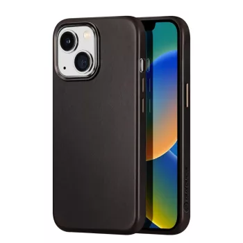   Dux Ducis Naples iPhone 14 Plus eredeti bőr tok (MagSafe), barna