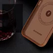 Dux Ducis Naples iPhone 14 Plus tok bőr MagSafe tok, barna