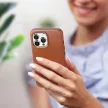Dux Ducis Naples iPhone 14 Pro tok bőr MagSafe tok, barna