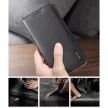 Dux Ducis Hivo bőr Flip Cover eredeti bőr oldalra nyíló tok kártyatartóval iPhone 14 Plus, fekete
