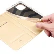 Dux Ducis Skin Pro oldalra nyíló tok iPhone 14 Plus, arany