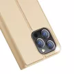 Dux Ducis Skin Pro oldalra nyíló tok iPhone 14 Pro Max, arany