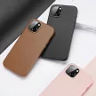 Dux Ducis Grit bőr tok iPhone 14 Plus Elegáns műbőr borítás (MagSafe), barna
