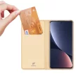 Dux Ducis Skin Pro oldalra nyíló tok Xiaomi 12 Pro, arany