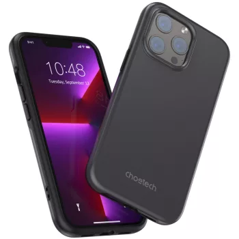   Choetech MFM Anti-Drop ütésálló tok Made For MagSafe iPhone 13 Pro, fekete