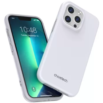   Choetech MFM Anti-Drop ütésálló tok Made For MagSafe iPhone 13 Pro, fehér