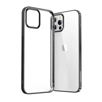   Joyroom New Beauty Series Ultra Slim tok galvanizált kerettel iPhone 12 Pro Max, fekete
