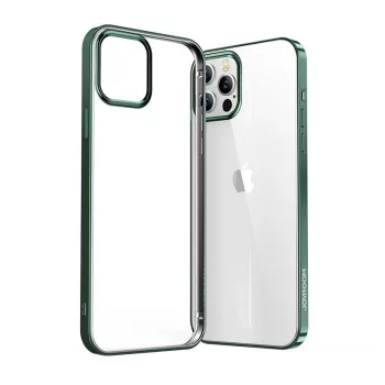   Joyroom New Beauty Series Ultra Slim tok galvanizált kerettel iPhone 12 Pro Max, zöld
