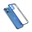 Joyroom New Beauty Series Ultra Slim tok galvanizált kerettel iPhone 12 Pro Max, fekete