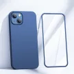 Joyroom 360 Full Case elülső és hátsó borítás iPhone 13 + edzett üvegfólia képernyővédő, kék