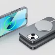 Joyroom 360 Teljes tok elülső és hátsó tok, iPhone 13 + edzett üvegfólia képernyővédő, szürke
