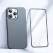 Joyroom 360 Teljes tok elülső és hátsó borítás iPhone 13 Pro + edzett üvegfólia képernyővédő, szürke
