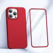 Joyroom 360 Full Case elülső és hátsó borítás iPhone 13 Pro Max + edzett üvegfólia képernyővédő, piros