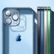 Joyroom Chery tükör tok, iPhone 13 Pro fém keret, ezüst